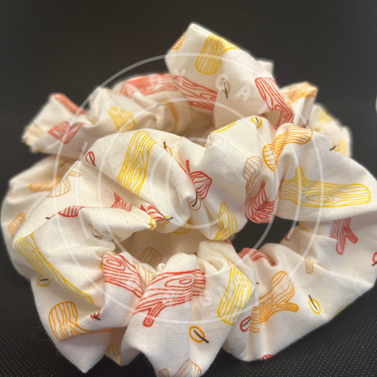 Autumn Campfire Handmade Scrunchie