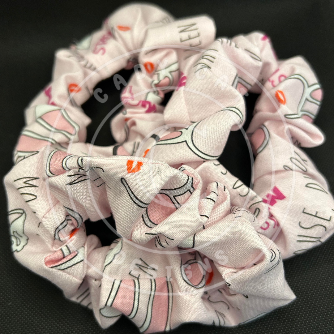 "Rude Women" Handmade Scrunchies - TWO PRINTS